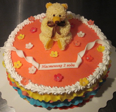 Торт с медведем